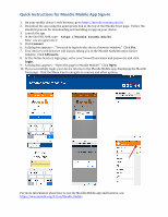 Page 1: Quick Instructions for Moodle Mobile App Sign-In at …Site home Site Notifications Messages Mail Calendar events My files Website Help App settings Moodle Mob.. 11:46 AM a moodle.sonoma.edu